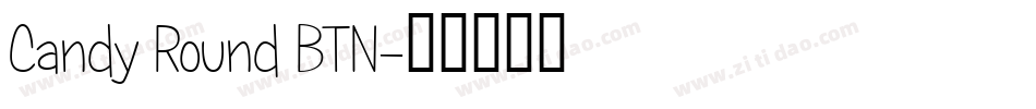 Candy Round BTN字体转换